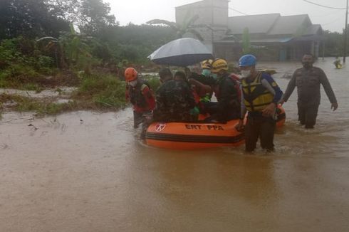 Hujan Deras, Ratusan Rumah di 5 Desa Tanah Bumbu Kalsel Terendam Banjir