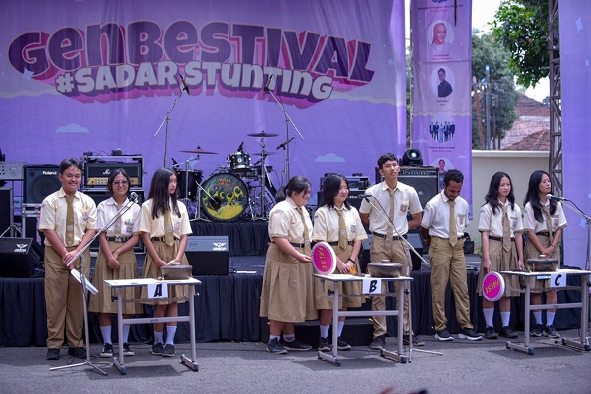 Kegiatan Genbestival dari Kemenkominfo di SMA Immanuel, Kota Batu. 