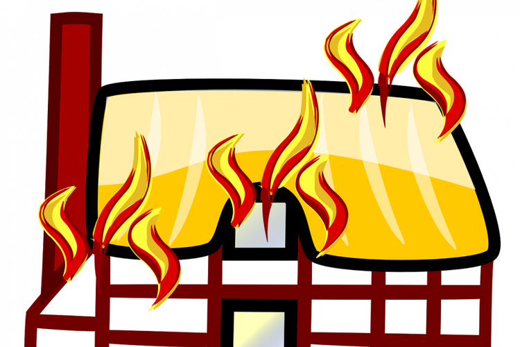 ilustrasi gedung terbakar/pixabay
