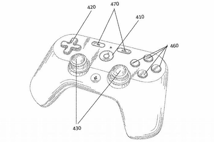 Ilustrasi gamepad bikinan Google