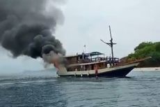 Kapal Pinisi Terbakar di Labuan Bajo, Api Diduga Berasal dari Elpiji