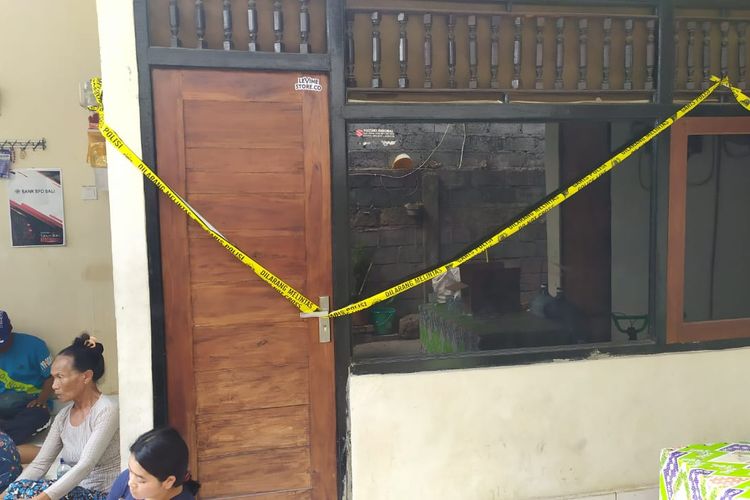 Indekos korban tempat terjadinya pembunuhan di Jalan Waribang No. 18, Denpasar Timur, Kamis (26/12/2019) pagi.