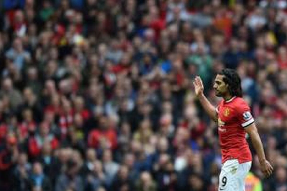 Striker Manchester United asal Kolombia, Radamel Falcao.