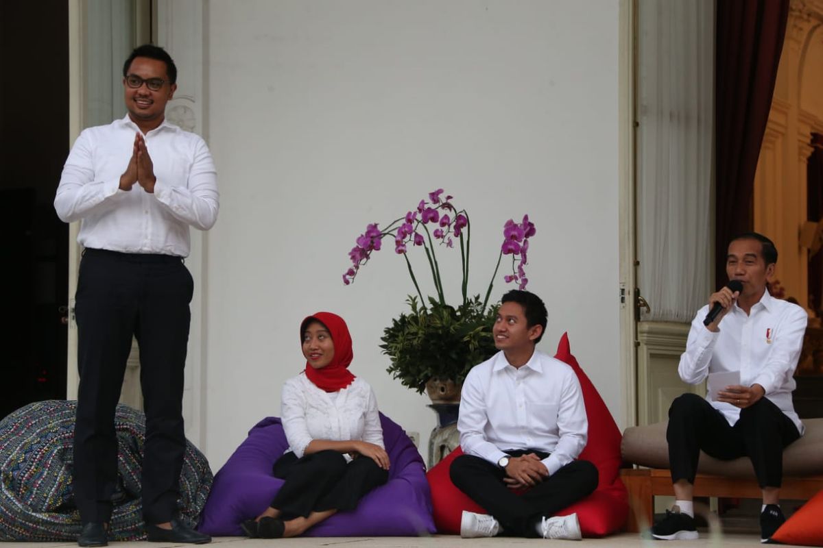 CEO Amartha Andi Taufan Garuda Putra ditunjuk jadi Staf Khusus Presiden oleh Presiden RI Joko Widodo