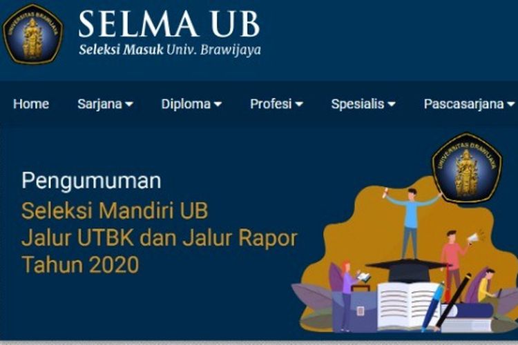 Alur Pendaftaran Seleksi Mandiri 2020 Universitas Brawijaya Halaman All Kompas Com