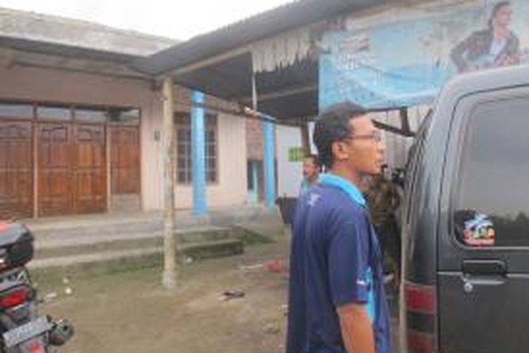 Rumah kontrakan keluarga Komari, aktivis Gafatar, di Desa Surojoyo, Kecamatan Candimulyo, Kabupaten Magelang, Jawa Tengah. Rumah tersebut kini kosong setelah ditinggal Komari dan keluarga diduga ke Kalimantan.
