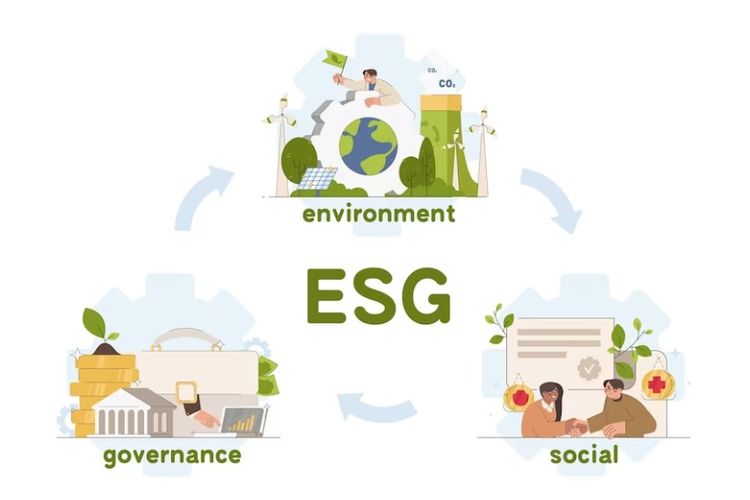 Ilustrasi environmental, social, and governance (ESG)