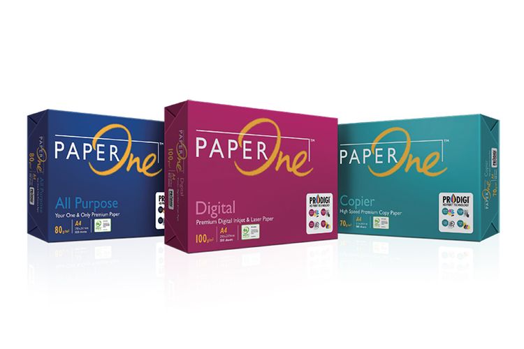 Kertas PaperOne, salah satu produk unggulan APRIL Group, yang telah dipasarkan ke 70 negara. 