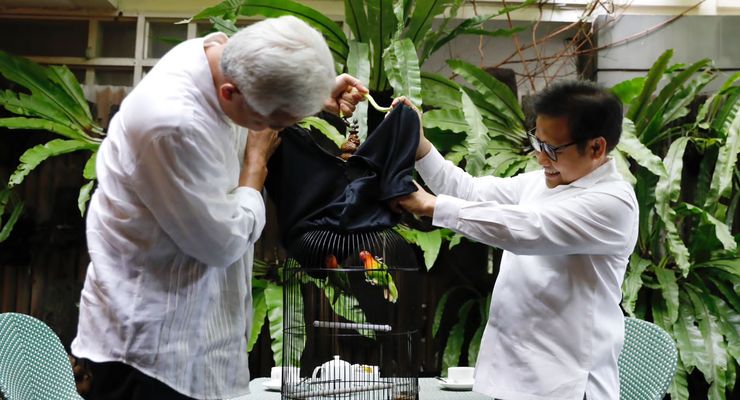 Saat Cak Imin dan Ganjar Pamer Keakraban Lewat Burung Lovebird