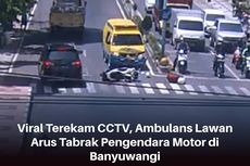 Viral Video Ambulans Tabrak Polisi di Banyuwangi