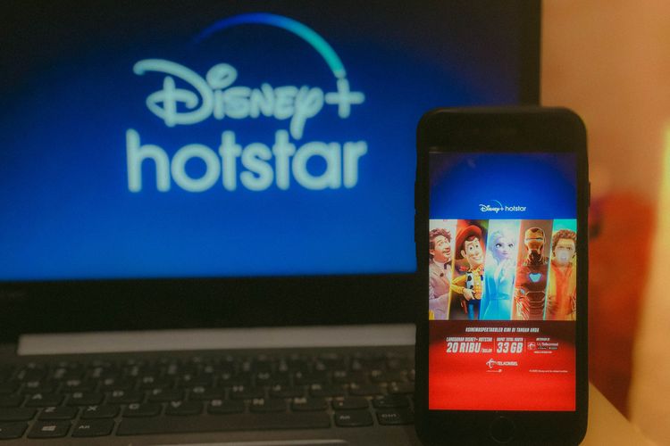 Ilustrasi layanan Disney Plus Hotstar di Telkomsel.