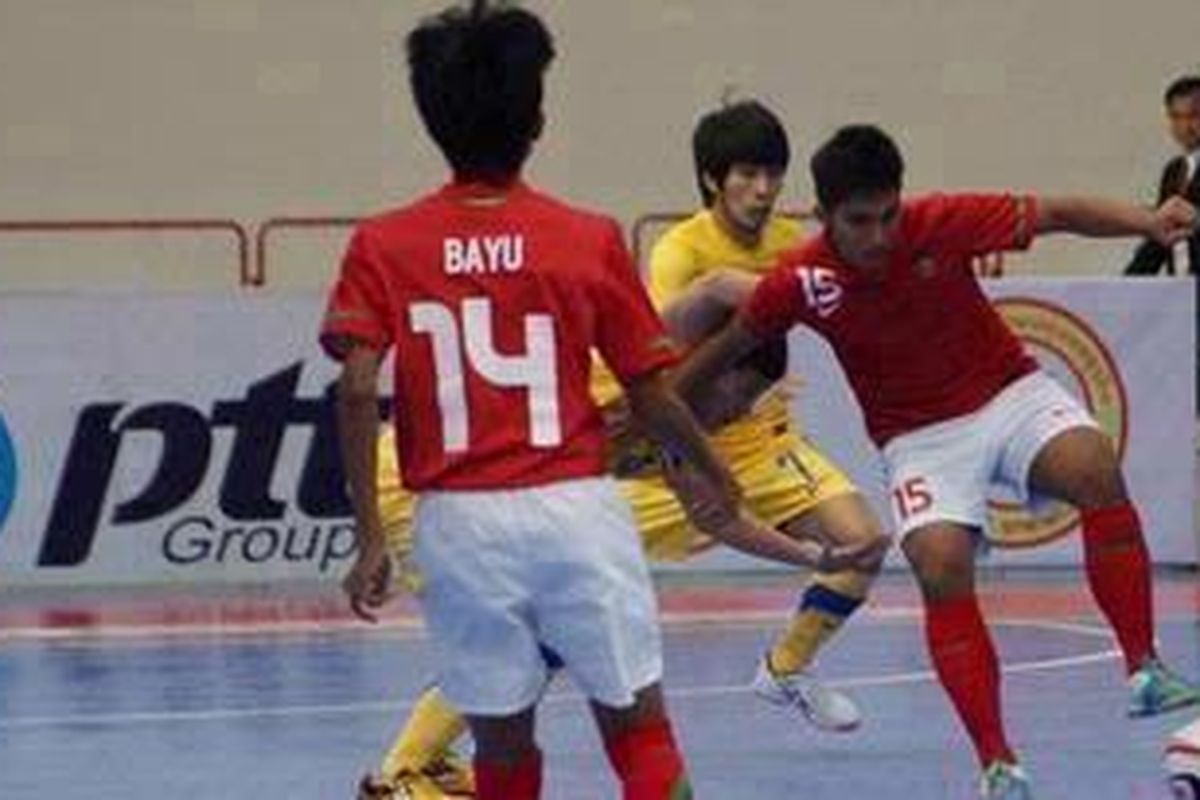 Timnas Futsal Indonesia di ajang Piala AFF 2012.