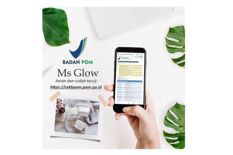 Hati-hati barang palsu. Yuk cek BPOM MS Glow, cara cek BPOM kosmetik, atau cek produk BPOM dengan cara berikut.