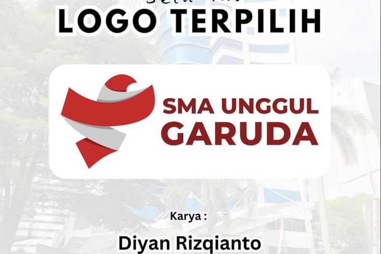 Logo Sekolah Garuda buatan Diyan Rizqianto alumnus Pondok Modern Darussalam Gontor dan Universitas Islam Negeri (UIN) Syekh Wasil Kediri