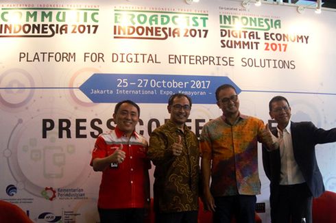 Pameran Communic Indonesia dan Broadcast Indonesia Resmi Dibuka