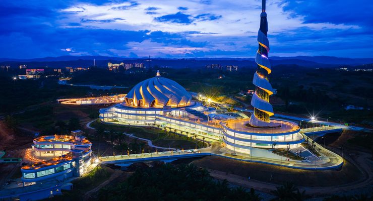 Potret Kemegahan Masjid Negara IKN, Punya Kubah Menyerupai Surban