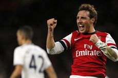 Gol Cazorla Bawa Arsenal Ungguli Spurs