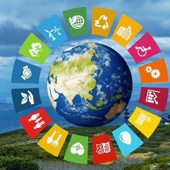 Ilustrasi Sustainable Development Goals atau SDGs.