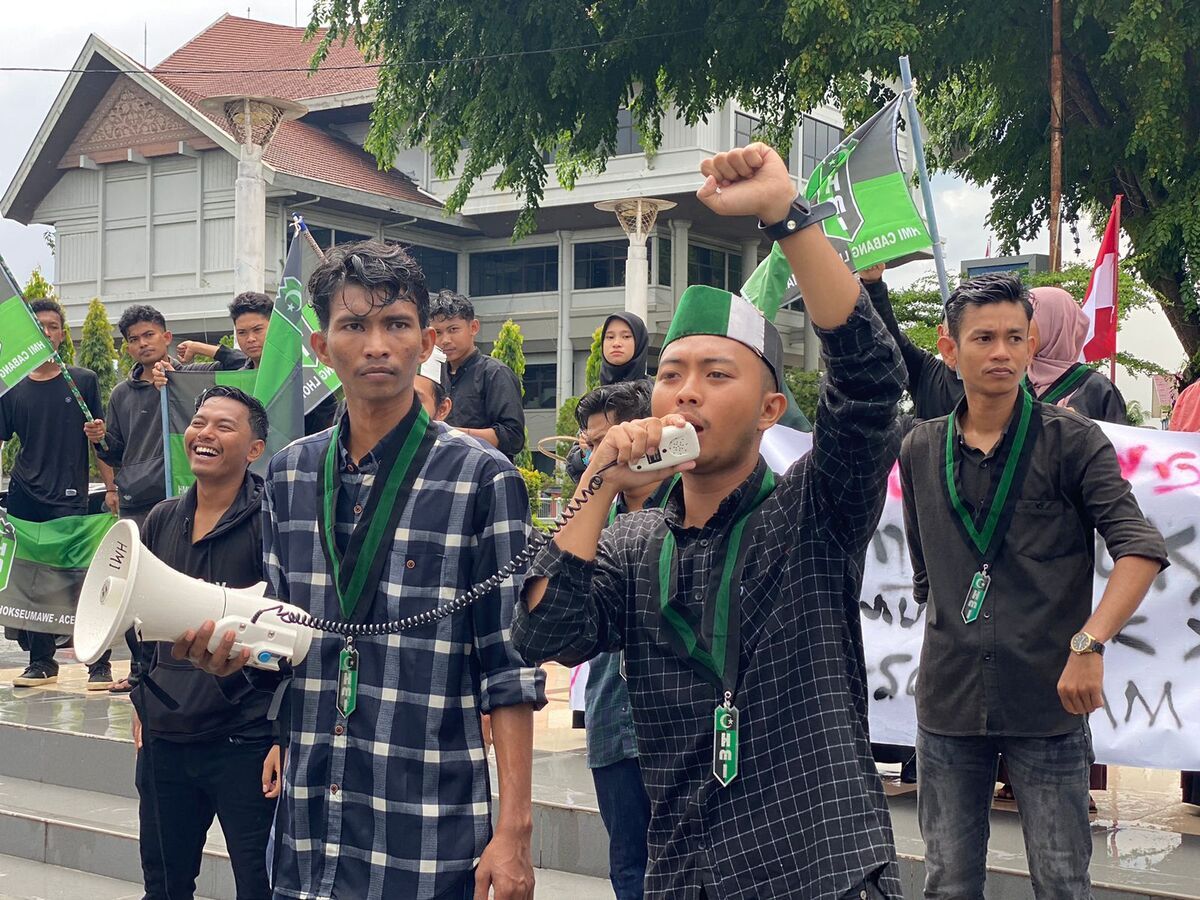 Mahasiswa Aceh Tuntut Jokowi Kawal Kasus Pembunuhan yang Dilakukan Oknum Paspampres
