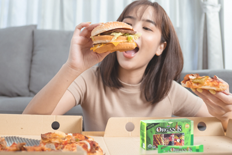 Kampanye dari CNI mengurangi rasa lapar agar tidak makan berlebihan dengan Organik Dietary Fiber Powder  .
