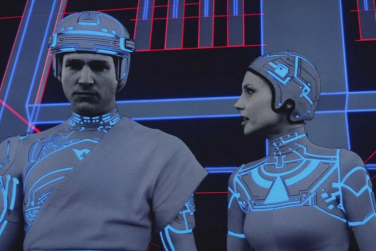 Ilustrasi cuplikan film Tron