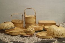 Mahasiswa ITS Inovasi Peralatan Dapur dari Anyaman Bambu