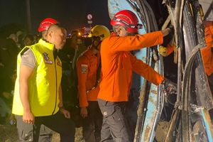 Kecelakaan Tol Pejagan–Pemalang Km 259: Satu Penumpang Bus Meninggal, 33 Luka-luka