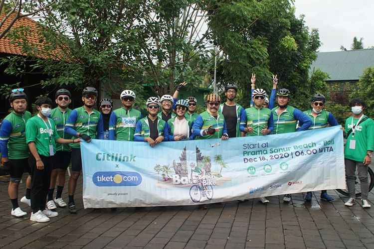  Figure 1Bali Beach Bike telah diadakan pada 17-19 Desember 2020 dengan melintasi rute Sanur-Ubud sepanjang 59 km. 