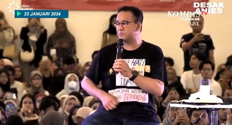 Anies Sebut Pengangkatan Guru Honorer Lebih Penting Ketimbang IKN