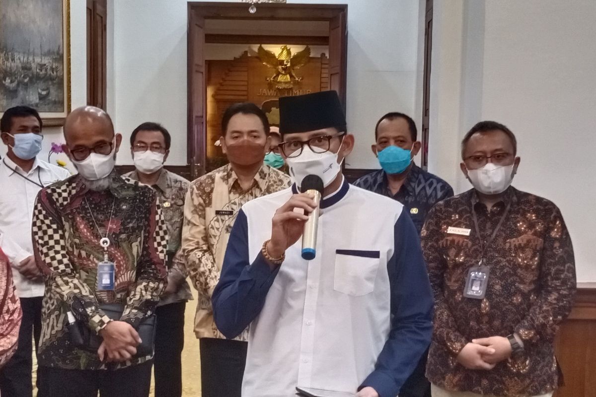 Menteri Pariwisata dan Ekonomi Kreatif Sandiaga Uno