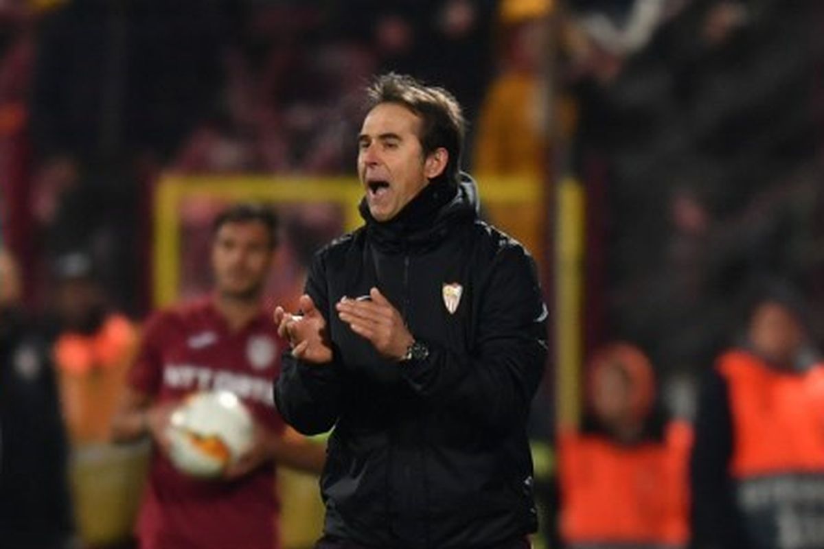 Pelatih Sevilla, Julen Lopetegui.