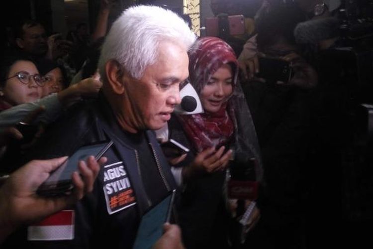 Mantan Menteri Perekonomian Hatta Rajasa saat di Hotel Bidakara, Jakarta Selatan, Jumat (13/1/2017).