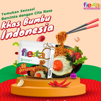 Rilisan terbaru Fiesta Indonesia dengan rasa mie goreng