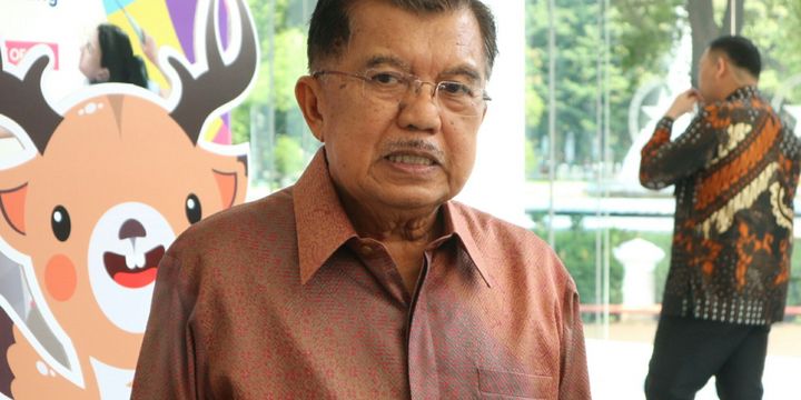 Wakil Presiden RI Jusuf Kalla ketika ditemui di kantor Wakil Presiden RI, Jakarta, Selasa (8/5/2018).