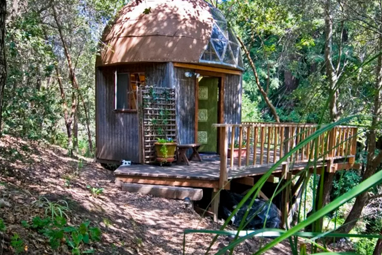 Rumah Airbnb populer di dekat San Fransisco, Amerika Serikat. 