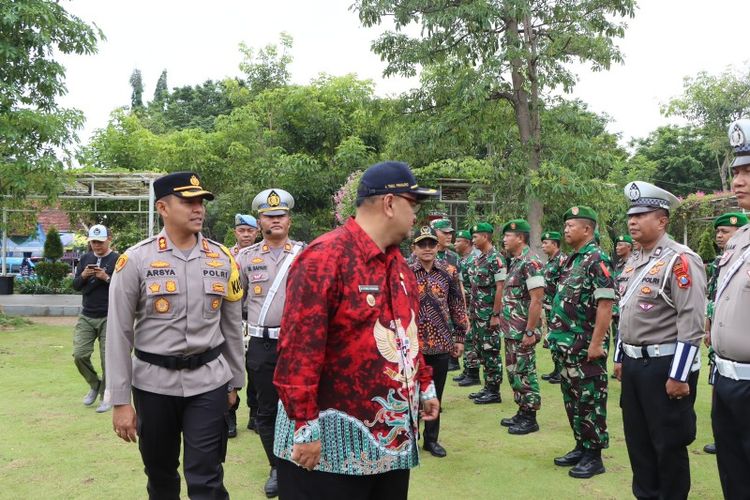 Kepolisian menyiapkan ratusan pasukan mengamankan libur Natal dan tahun baru 2023.