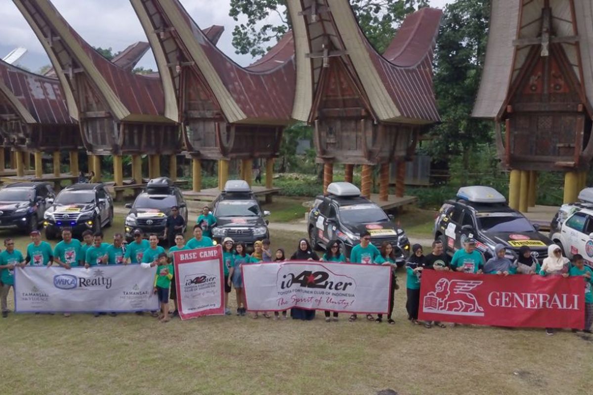 Touring Fortuner jelajah Sulawesi. 