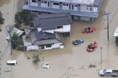 Banjir Kumamoto di Jepang, 49 Orang Tewas, 40.000 Personel Bantu Evakuasi