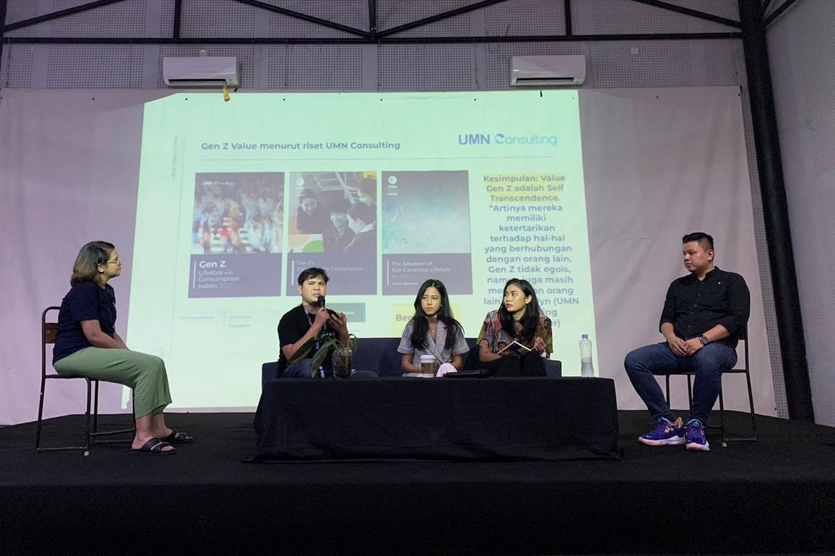 Diskusi terbuka bertajuk Will Gen-Z take control of their future? yang diselenggarakan oleh Chevening Alumni Asscociation Indonesia (CAAI).