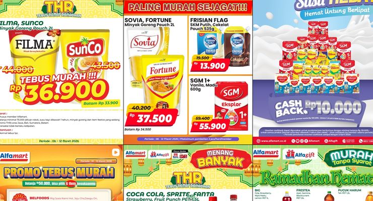 Promo Alfamart Hari Ini 10 Maret 2026, Tebus Murah Minyak Goreng Rp 36.900