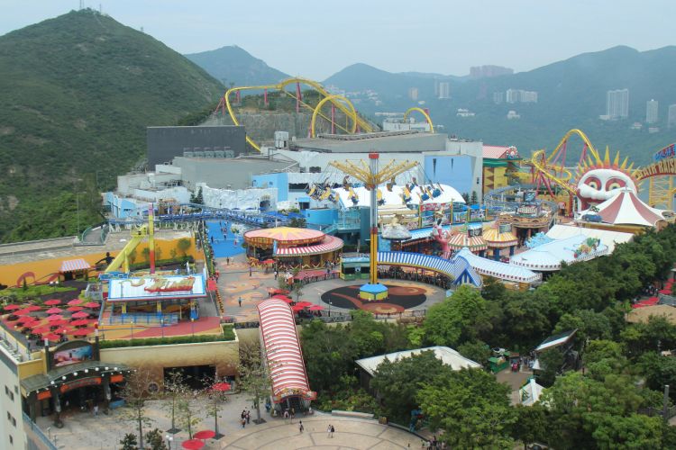 Thrill Mountain di Ocean Park Hongkong.