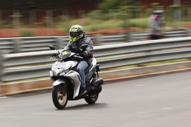 Review harian Yamaha All New Aerox S Connected ABS