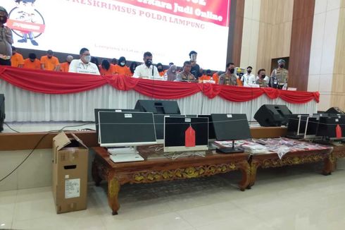 Kelola Situs Judi Online, 27 Orang Ditangkap Polda Lampung