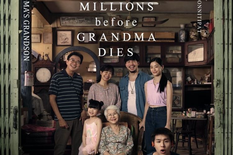 Poster film How to Make Millions Before Grandma Dies yang akan tayang di Indonesia tanggal 15 Mei 2024