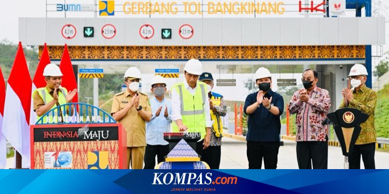 Presiden Jokowi Sebut Penyelesaian Jalan Tol Pekanbaru-Padang Masih Panjang