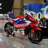 Logo FIFAstra Nempel di Motor Balap Honda HRC Castrol MotoGP