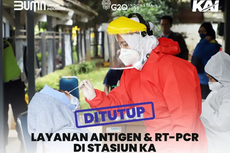 Alasan KAI Tutup Layanan Antigen dan PCR di Stasiun KA, Vaksin Gratis Masih Buka?