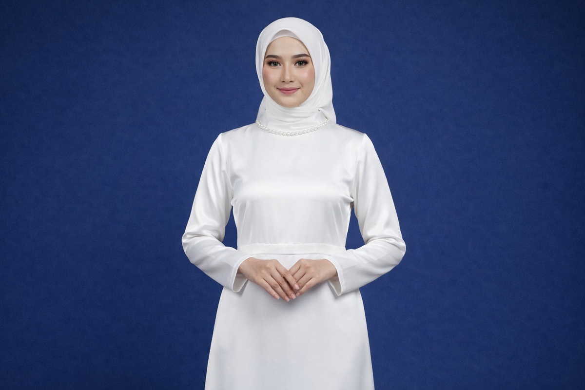 Gamis Straight Syari Satin Matte