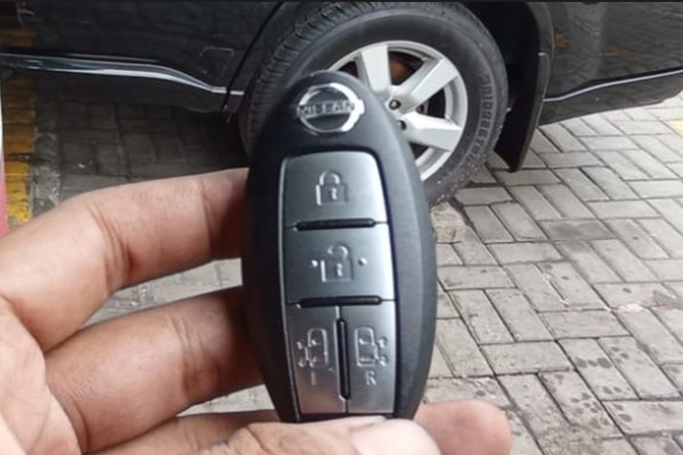 Remote keyless pada Nissan X-Trail