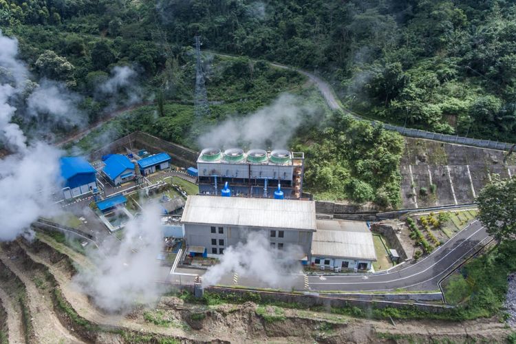 Salah satu lokasi fasilitas panas bumi yang dikembangkan PLN.